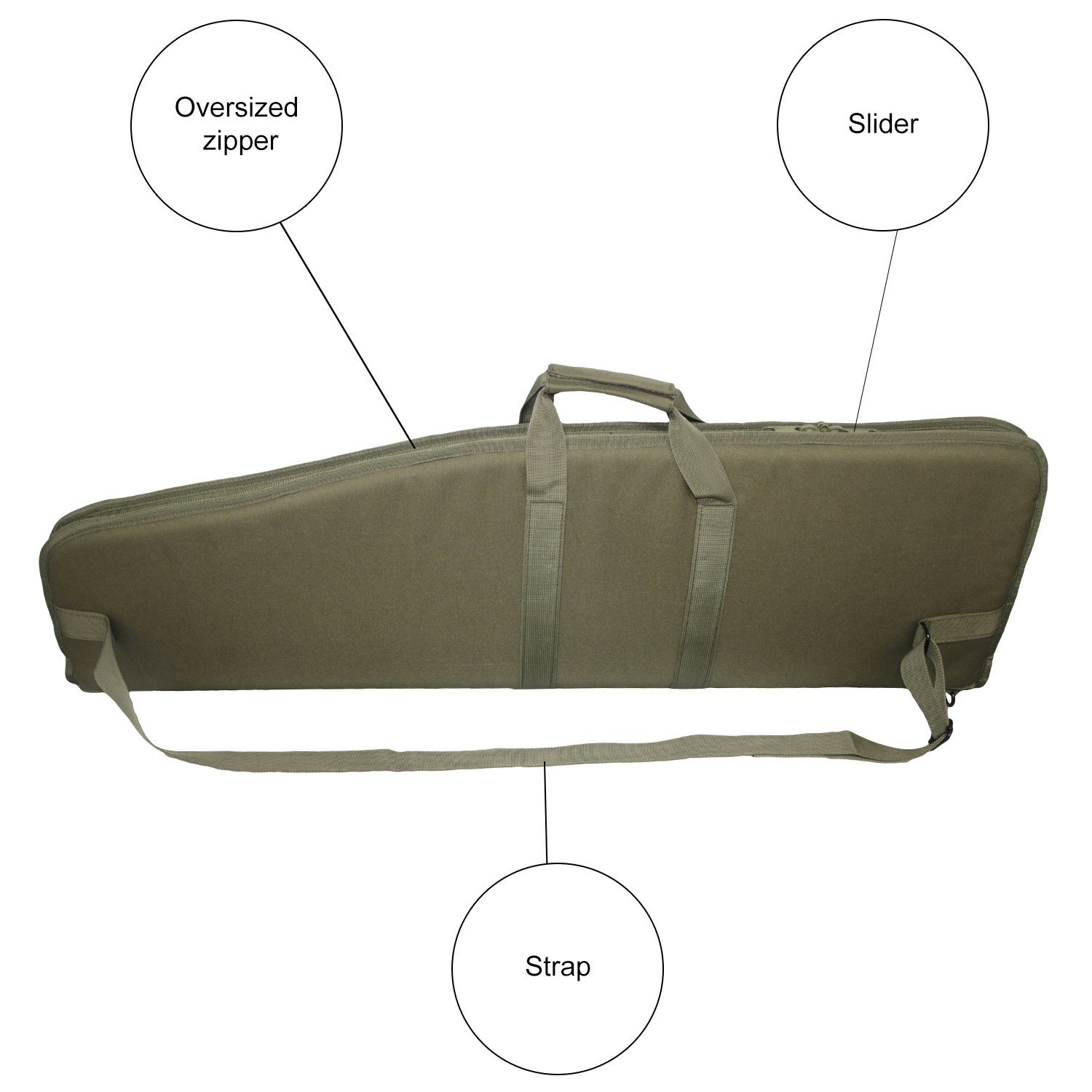Scoped Bag Tactical Gun Bag Rifle Case Waterproof Double Carry Single Rifle Gun Bag