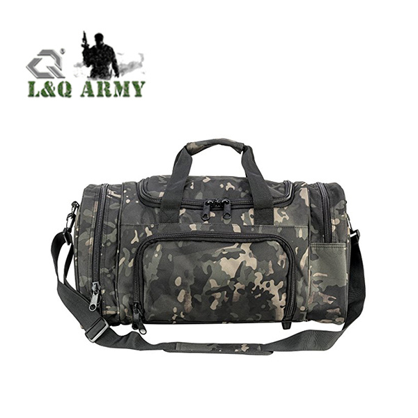Military Waterproof Duffel Bag Gym Bag Army Carry on Bag with Shoe Compartment