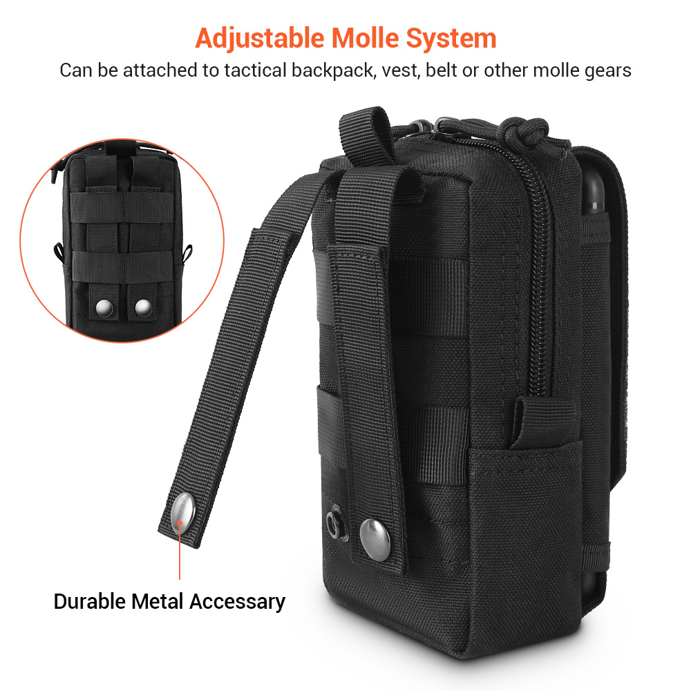 Tactical Molle Pouch Military Waist Bag Outdoor Men EDC Tool Bag Vest Pack Purse