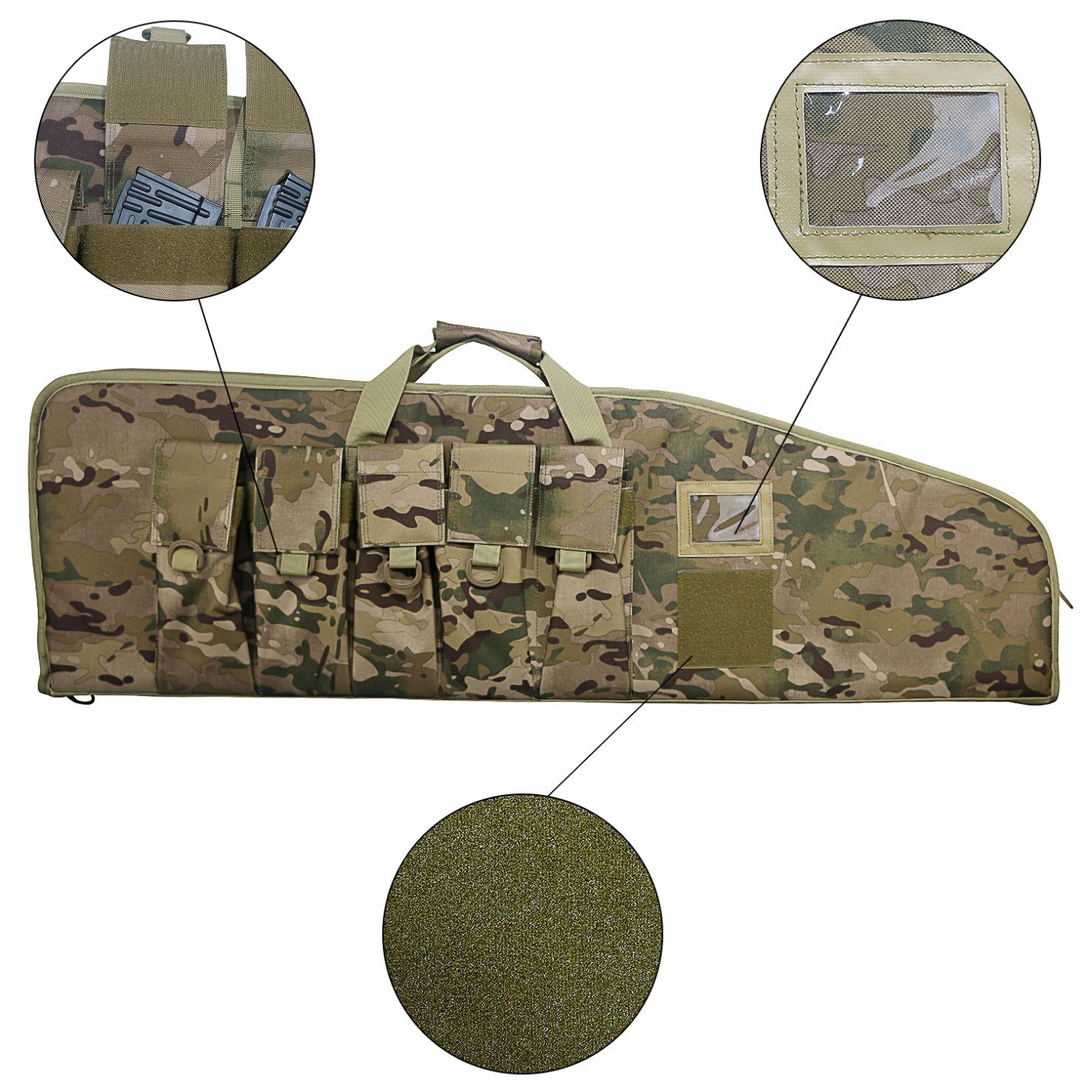 Wholesale Tear Resistant Double Gun Bag Air Rifle Case Carry Single Rifle Gun Bag