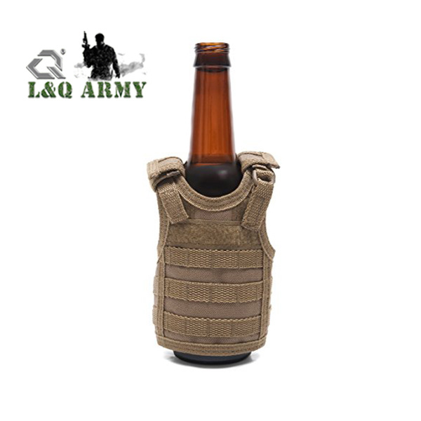 Tactical Premium Beer Military Molle Mini Miniature Vests Beverage Cooler