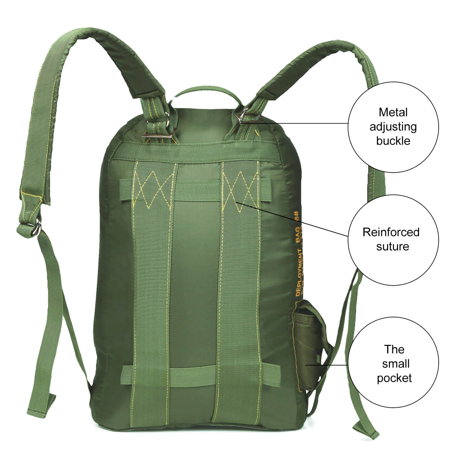 AIR FORCE Parachute Buckles Nylon Tactical Backpack 