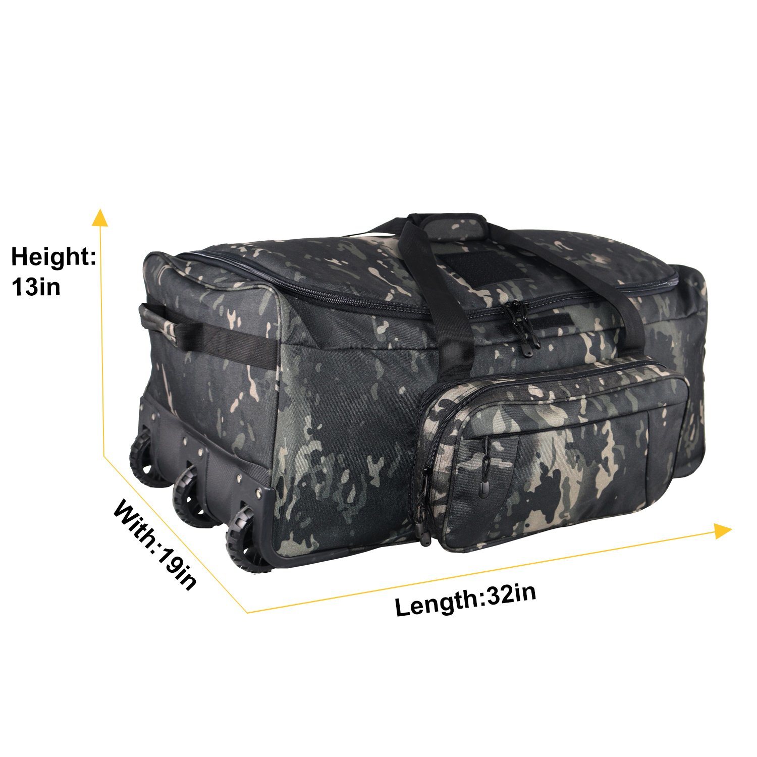 Customized Fashionable Multi-Function Waterproof Trolley Bags