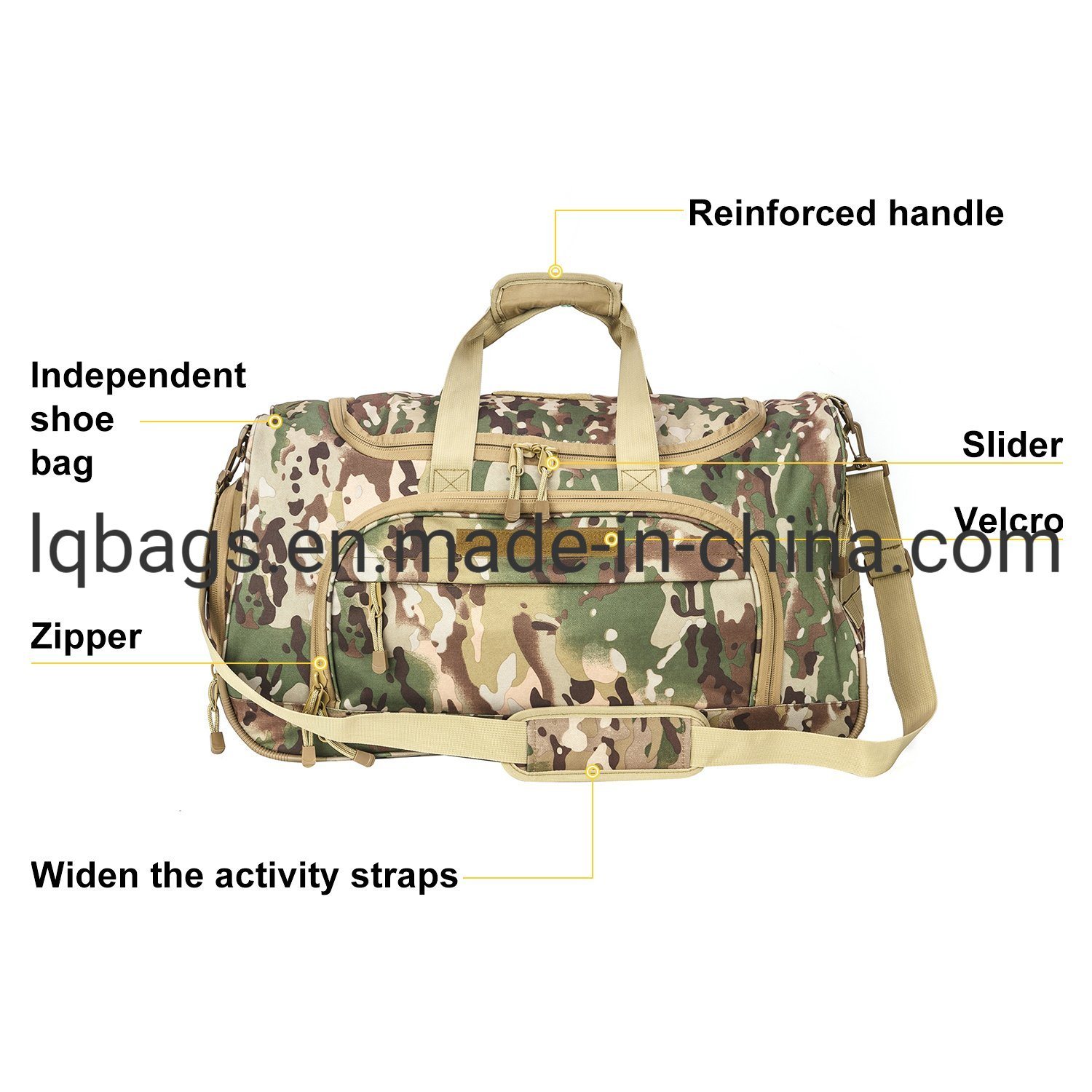 Military Tactical Duffel Bag Large Capacity Gym Bag