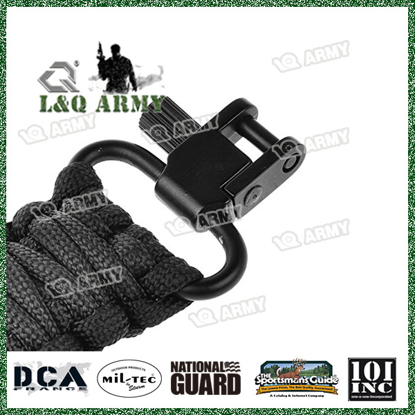 Rifle Sling Tactical Gun Sling Adjustable Rope Quick Swivel
