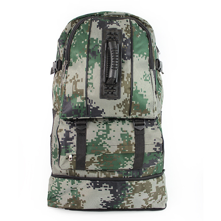 Hot Sale Custom Outdoor Waterproof Hiking Survival Army Bag Black Military Tactical Backpack