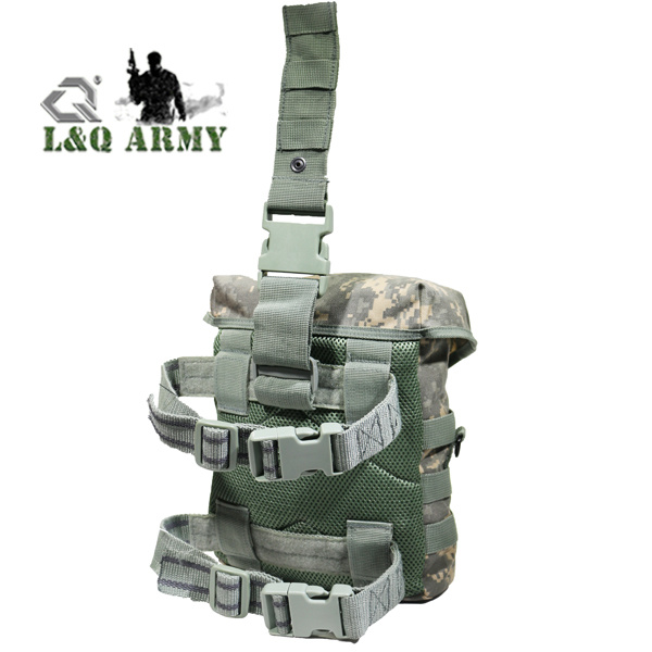 Tactical Drop Leg Gas Mask Pouch Thigh Bag