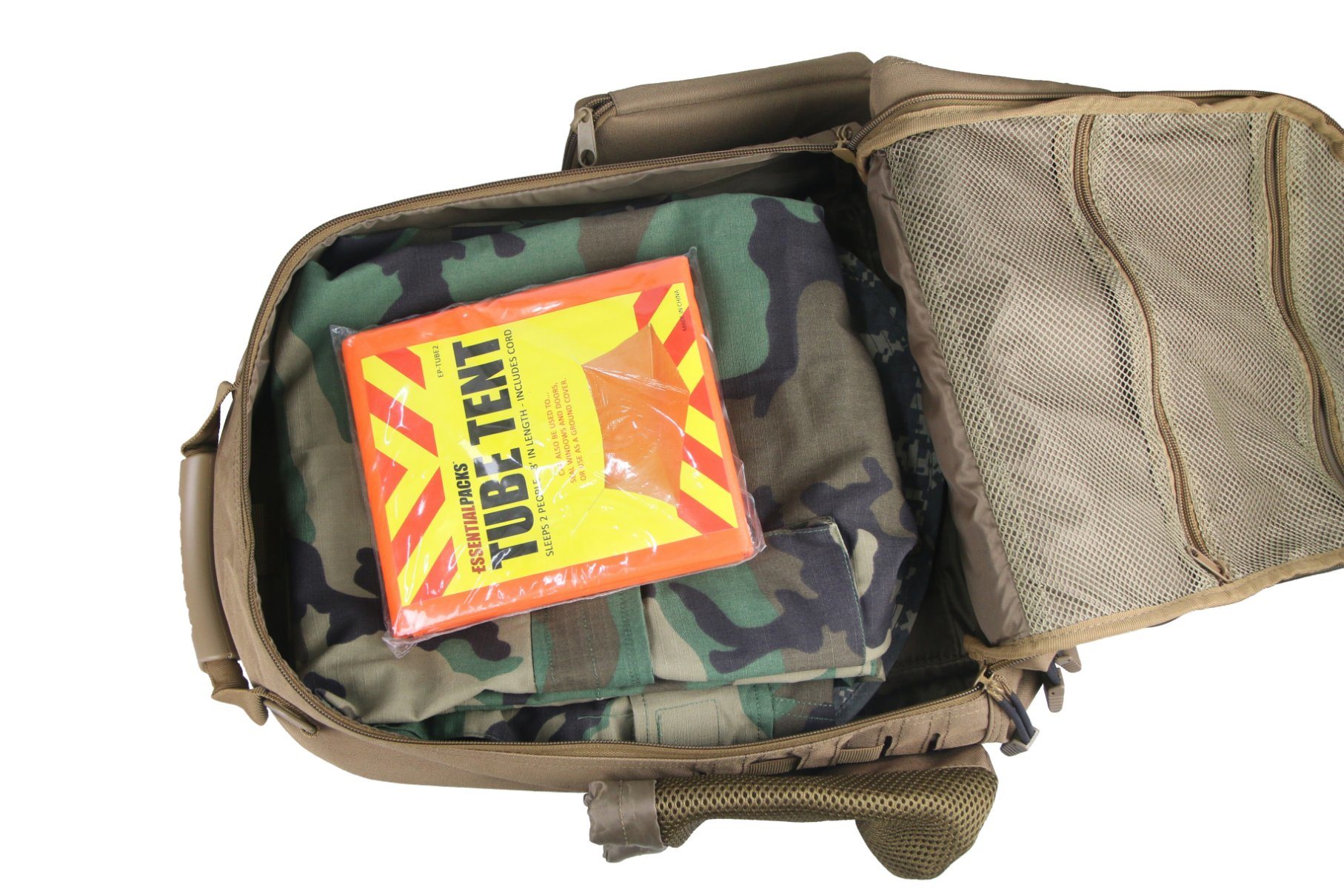 Tactical Backpack with Welcro Panel Rubber Patch
