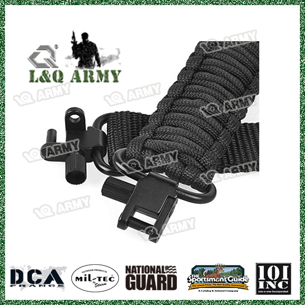 Rifle Sling Tactical Gun Sling Adjustable Rope Quick Swivel