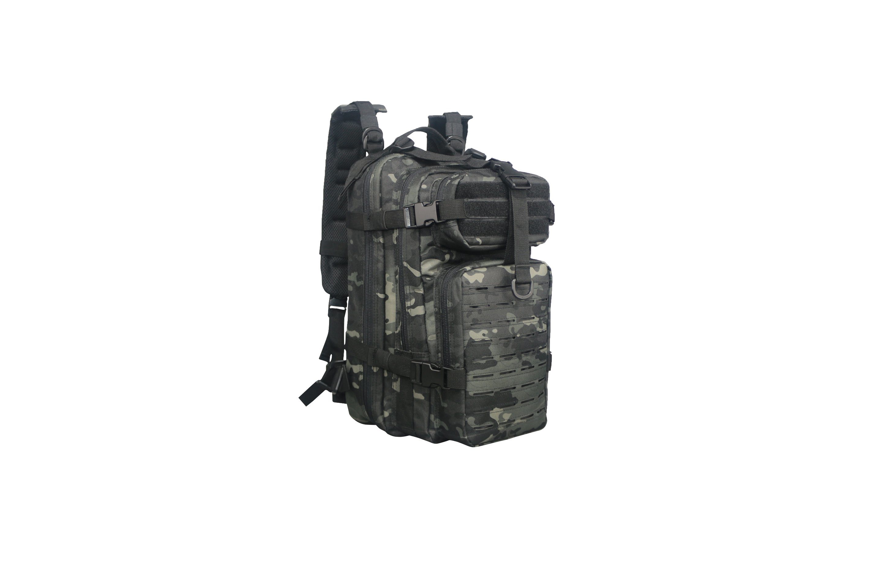 Tactical Bag Small Backpack Laser Cut Bag Black Multicam