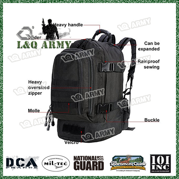 Outdoor 3 Day Expandable Tactical Military Backpack