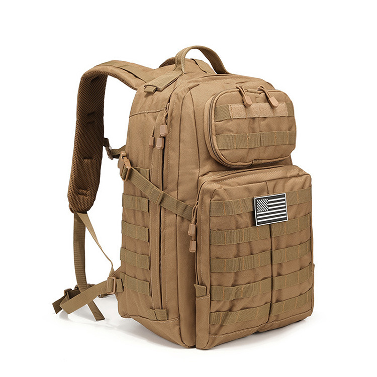 45 Liter Outdoor Canvas Military Backpack Bag Tactical