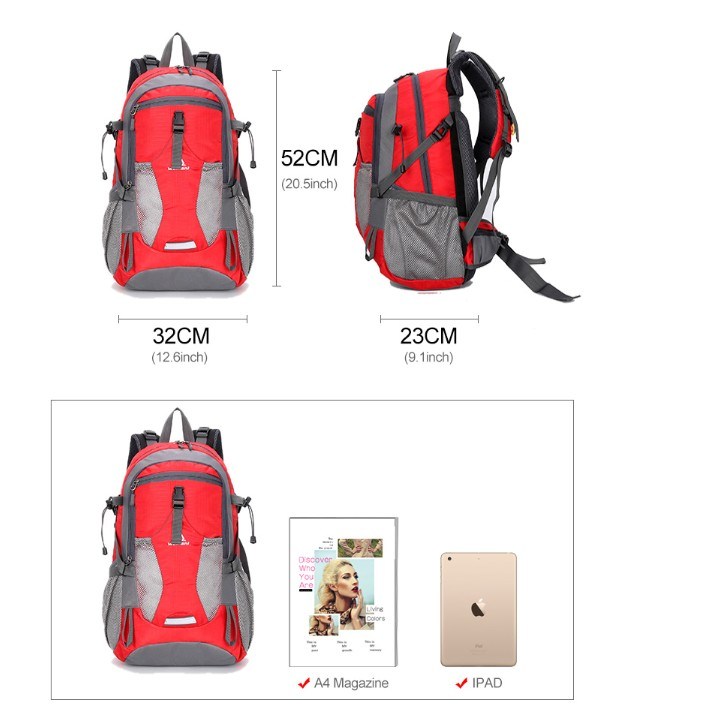 Outdoor Camping Bag, Military Bag, Men′ S Sports Bag, Men′ S Waterproof Nylon School Bag, Travel, Mountaineering Backpack