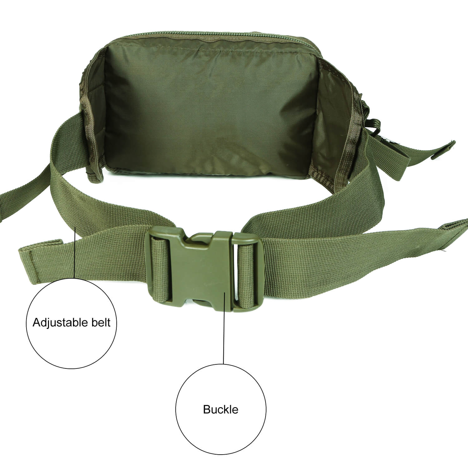 Water Resistant Nylon Military Waist Hiking Fanny Pack