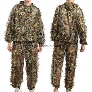 Adult 3D Woodland Leafy Camo Long Sleeve Long Pant Suits