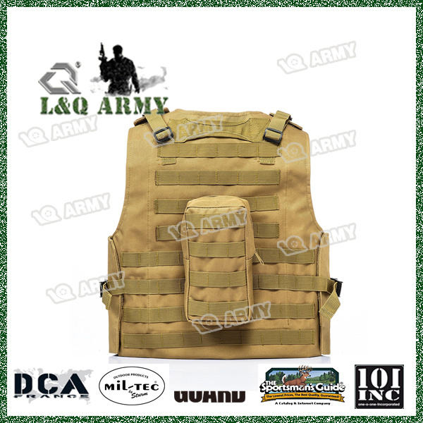 Tactical Molle Airsoft Vest Paintball Combat Soft Vest for Sale