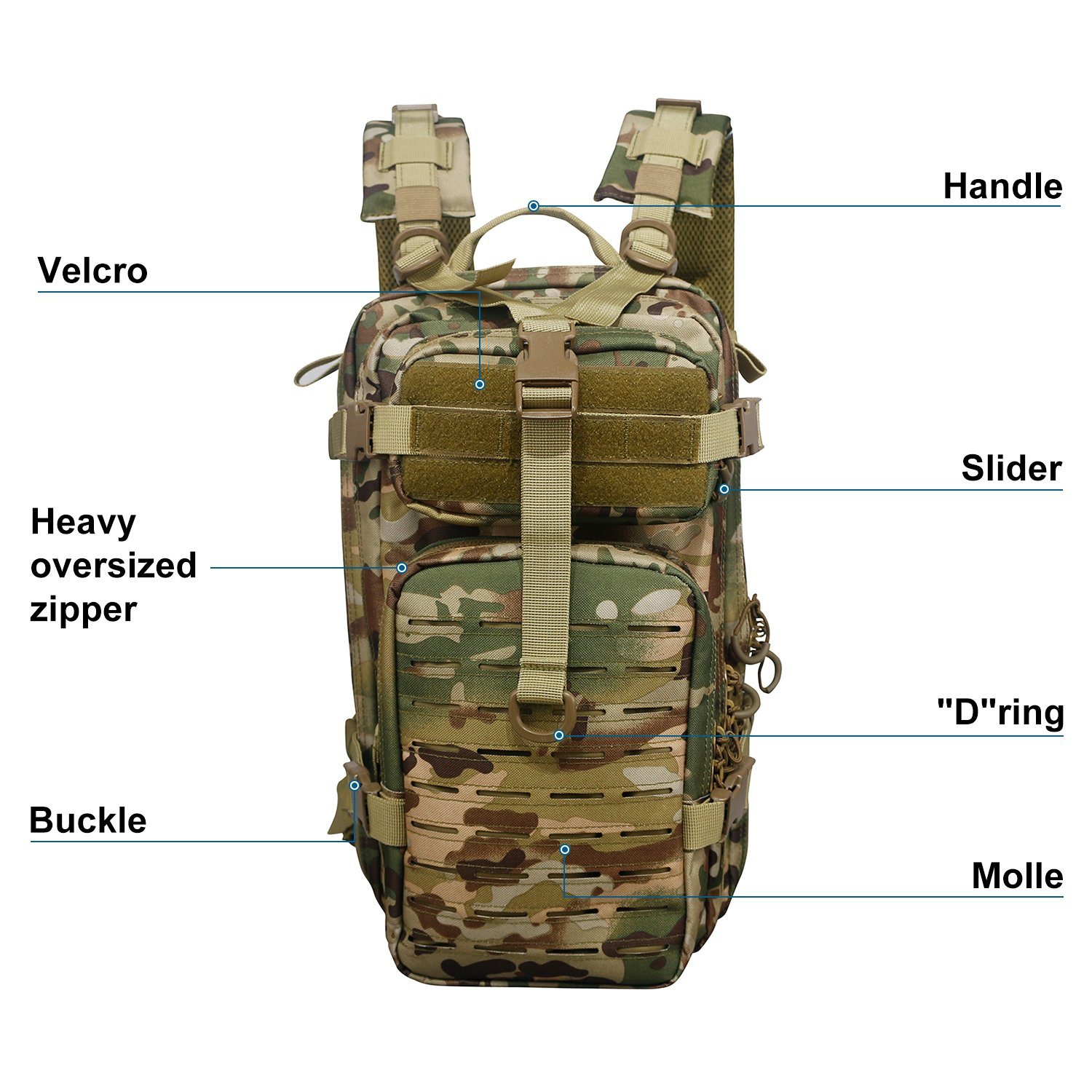 Camping Traveling Bags Small Backpack Waterproof Large Capacity