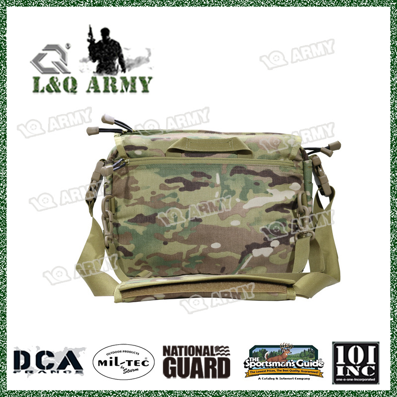 Military Laser-Cut Shoulder Messenger Bag