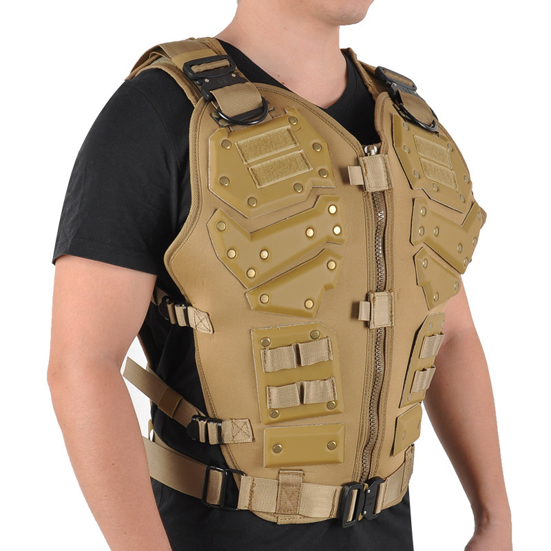 Military Men Tactical Vest Tactical Vest with Pockets Light Blue