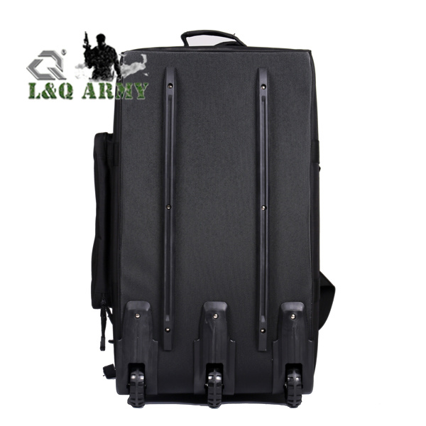 Rolling Wheels Deployment Travel Bag Luggage Duffel Bag
