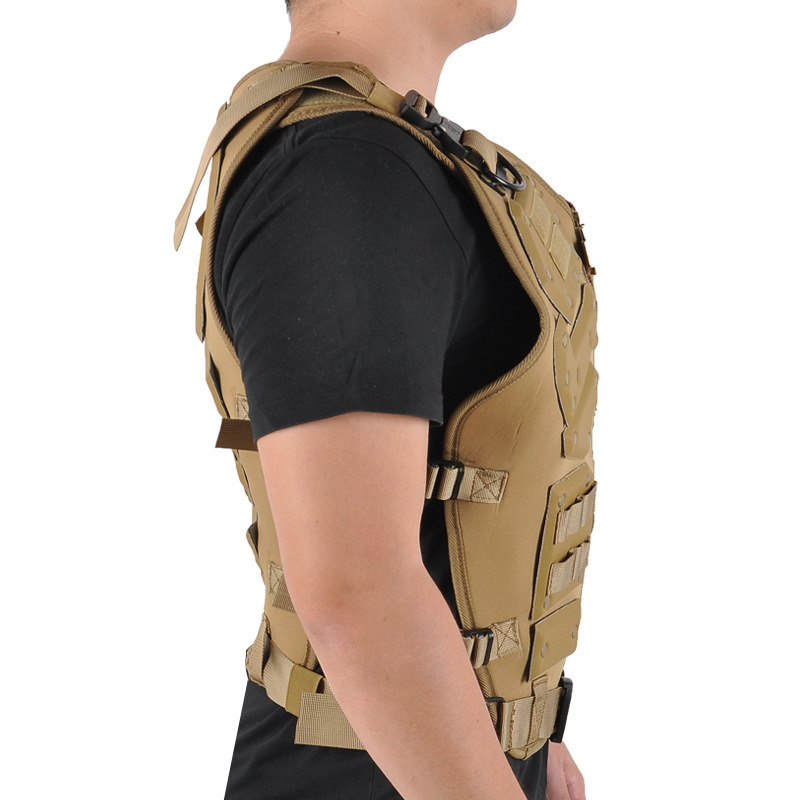 Military Men Tactical Vest Tactical Vest with Pockets Light Blue