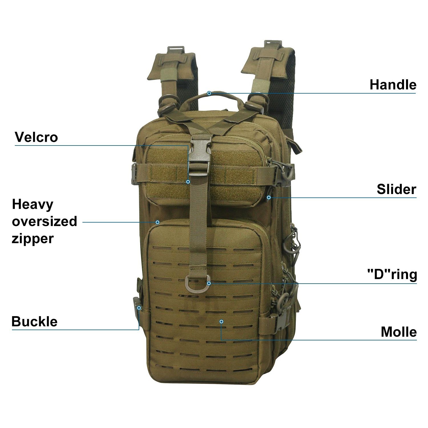 Custom Small Backpack Waterproof Large Capacity Camping Traveling Bags