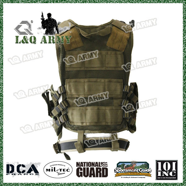 Military Molle Cross Draw Adjustable Tactical Vest